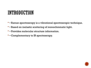 Comprehensive Overview of Raman Spectroscopy: Principles ...