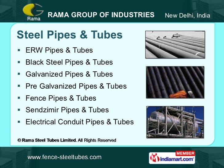 Rama Steel Tubes Limited Delhi India