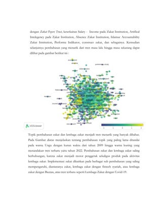 ANALISIS BIBLIOMETRIK : PEMETAAN DAN PENGEMBANGAN TREN PENELITIAN ...