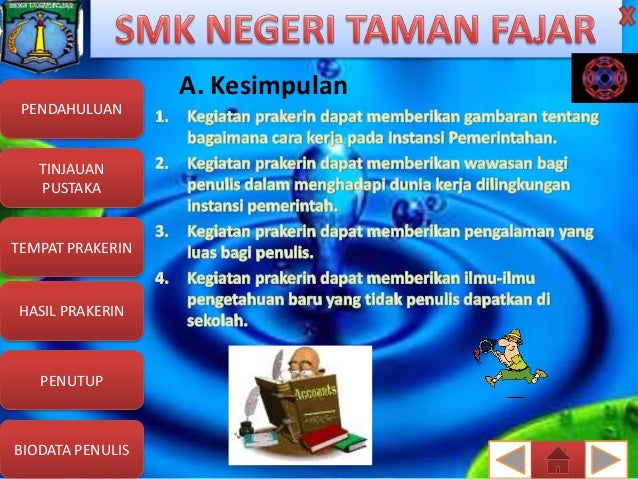 Laporan Prakerin Ramazayani dengan Slide Master