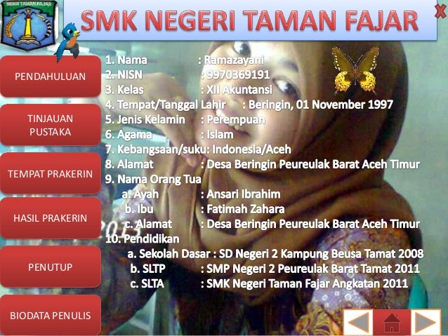 Laporan Prakerin Ramazayani dengan Slide Master