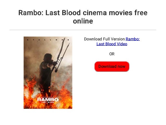 Rambo Last Blood Cinema Movies Free Online