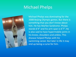 Work Cited;http://www.americanheart.org/presenter.jhtml?identifier=4672http://my.clevelandclinic.org/heart/disorders/aorta_marfan/marfan.aspxhttp://www.clevelandleader.com/node/6446http://www.mayoclinic.org/marfan-syndrome/http://www.clevelandleader.com/node/6446http://kidshealth.org/teen/diseases_conditions/genetic/marfan.html