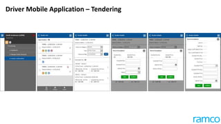 Driver Mobile Application – Tendering
 