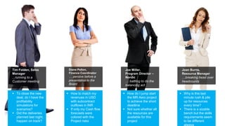 11
All Rights Reserved. © Copyright 2013. Ramco Systems. 
Execution to Billing – streamlines your project operations & accruals
11
Planned versus actual Costing
Real-time Project profitability
Cash Flow Projections and Residual efforts
Alerts and Events
Project revenue analysis
Execute to bill for T&M, Fixed Bid, Milestone Based work delivery
Plan and track performance against milestone and schedules
Book Times and report Work Completion, take them through approval workflows
Consolidate & Work / Time reporting and Generate Invoices with one click
egrate with Project Management: MS Project, Primavera, for detailed scheduling and
control
 