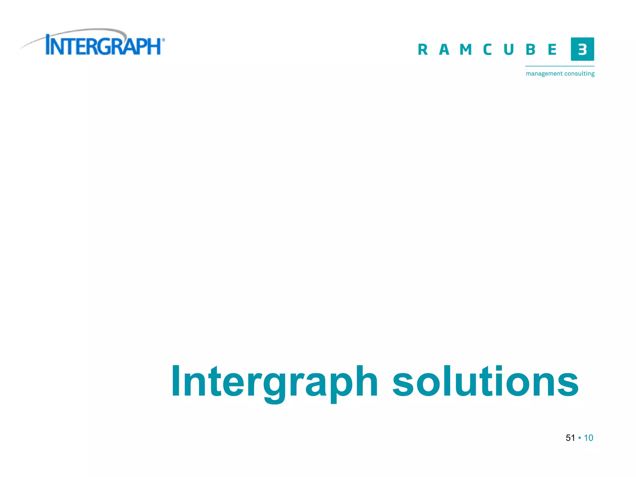 51 • 10
Intergraph solutions
 