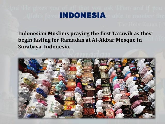 WHAT RAMADAN KAREEM LOOKS LIKE AROUND THE WORLD?