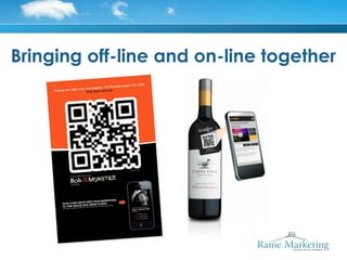 Bringing off-line and on-line together
 