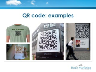 QR code: examples
 