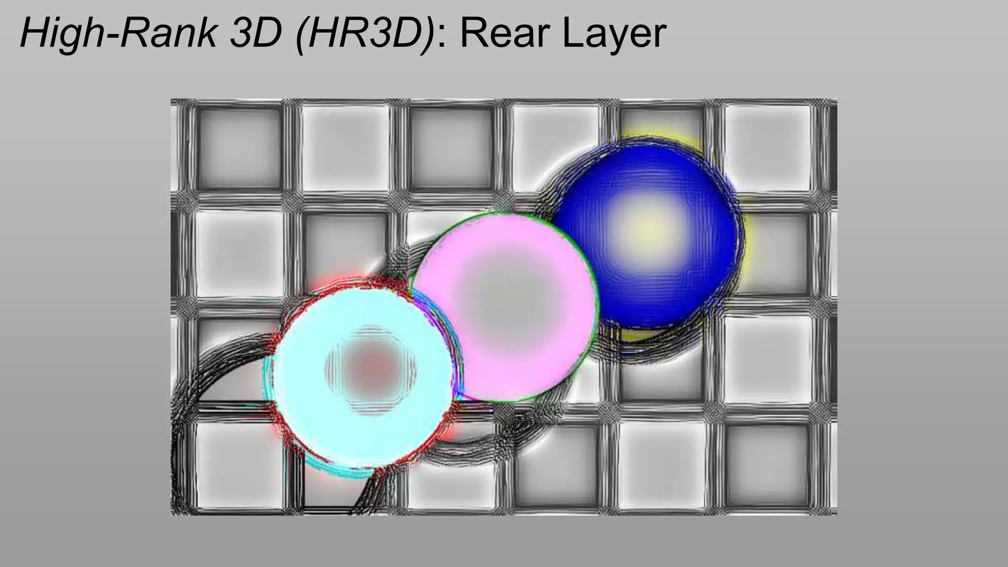 High-Rank 3D (HR3D): Rear Layer
 