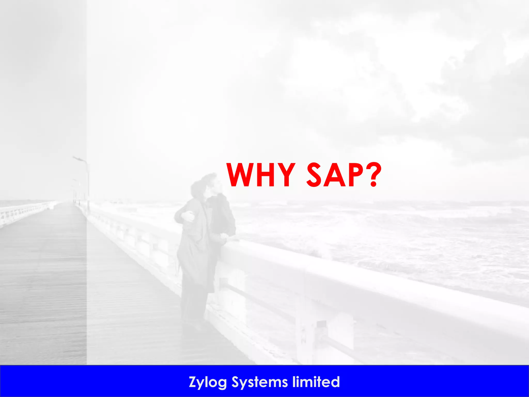 WHY SAP? 