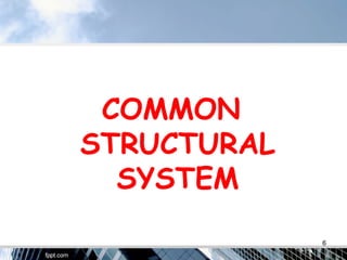 COMMON
STRUCTURAL
SYSTEM
6
 