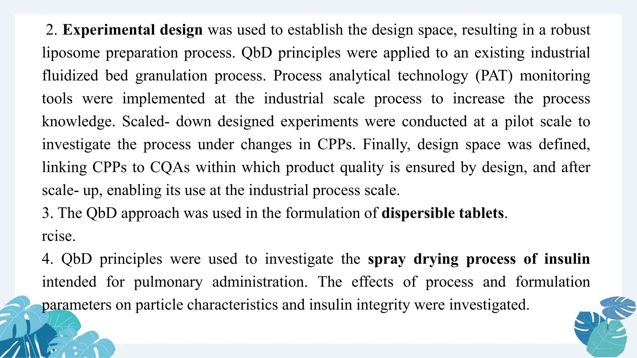 Quality-by-Design In Pharmaceutical Development | PPTX