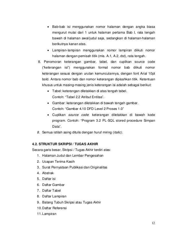 Buku pedoman skripsi