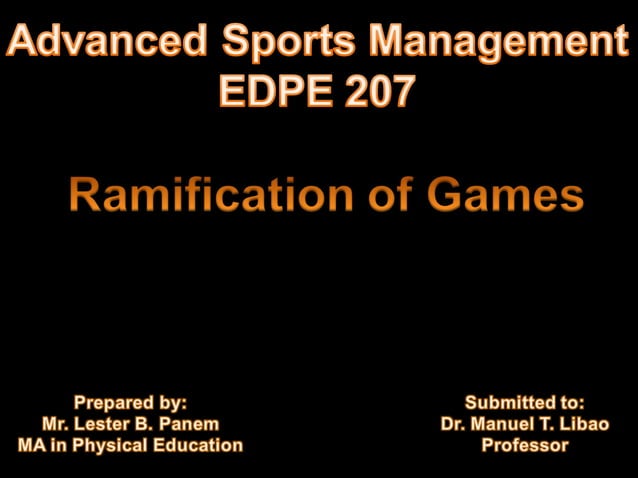 Ramification of games_round robin_by Lester B. Panem | PPT | Soccer ...