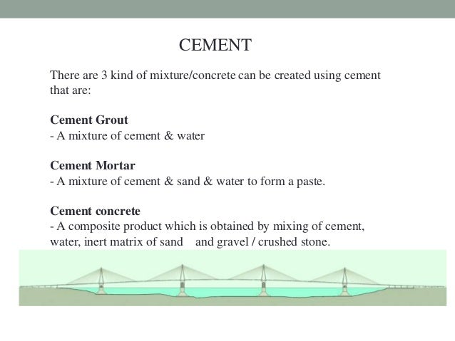 Cement