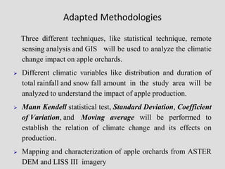 DYNAMICS OF APPLE ORCHARDS IN RESPONSE TO ENVIRONMENTAL CHANGE: A CASE ...