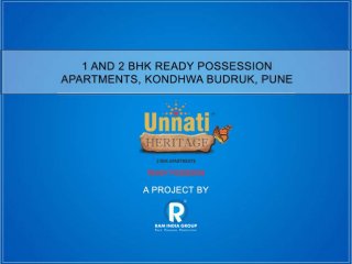 Flats for sale in Kondhwa Budruk, Pune by Ram India Group