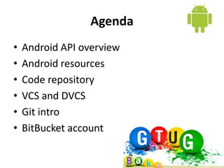 Ramin Orujov - Android API Overview and Repository | PPTX | Operating ...