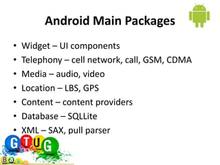 Ramin Orujov - Android API Overview and Repository | PPTX