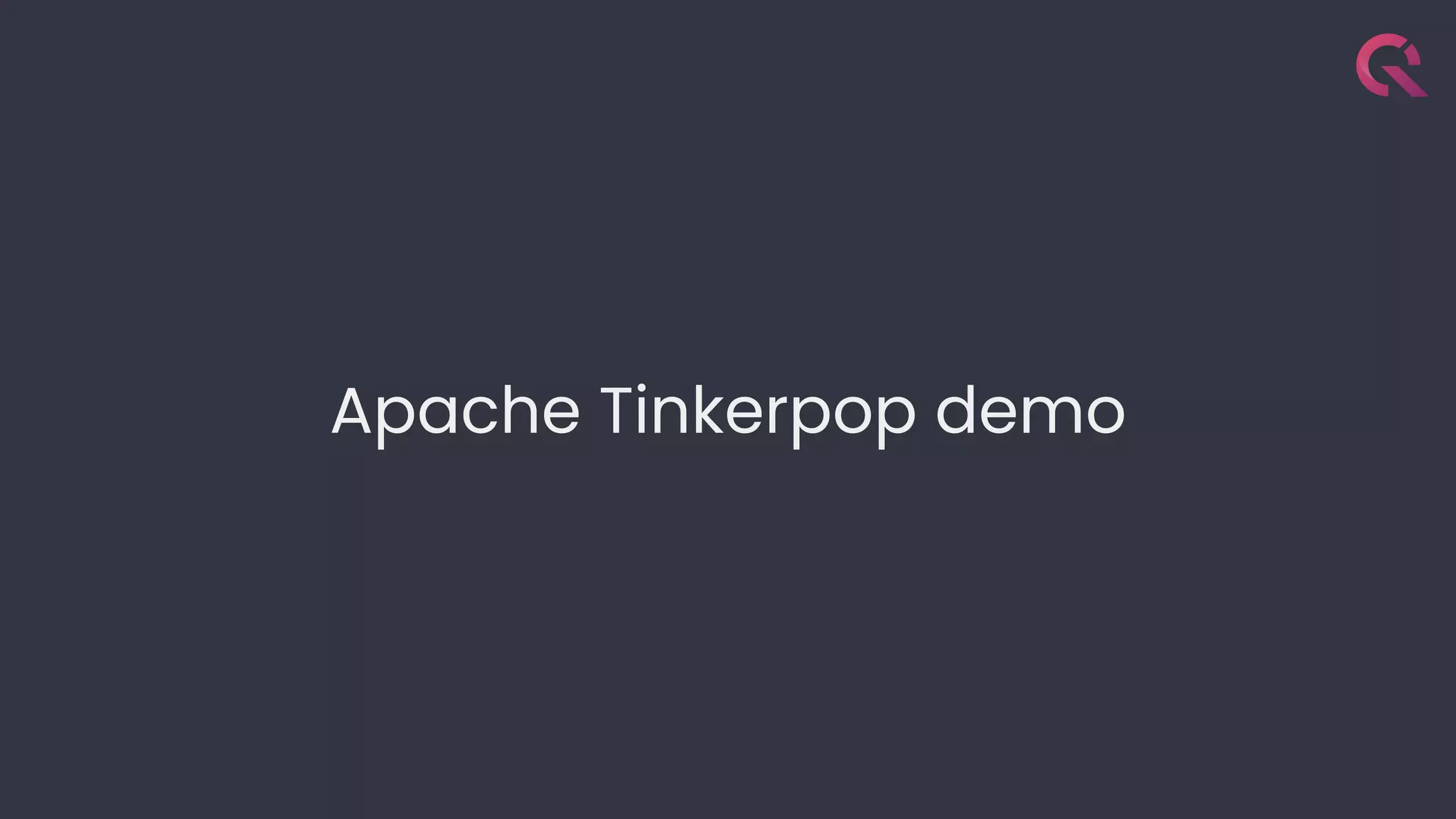 Apache Tinkerpop demo
 