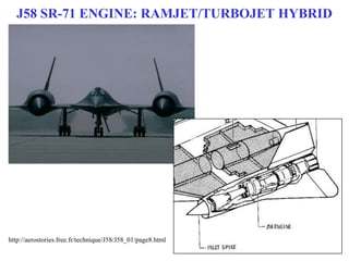 J58 SR-71 ENGINE: RAMJET/TURBOJET HYBRID
http://aerostories.free.fr/technique/J58/J58_01/page8.html
 