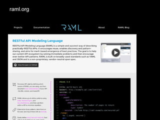 raml.org
 