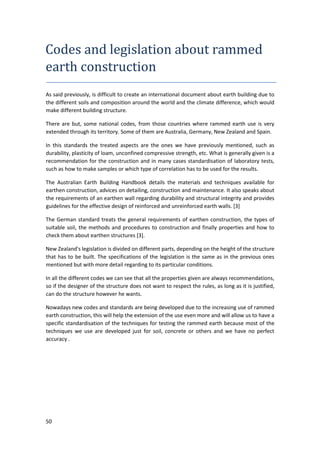 Codes Rammed Earth Rammed earth | PDF