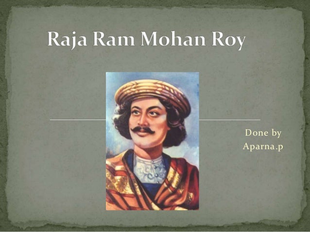 Raja Ram Mohan roy