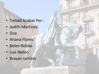 • Treball Acabat Per :
• Judith Martinez
• Dua
• Ariana Flores
• Belen Roblas
• Luis Bailon
• Brayan ramirez
 