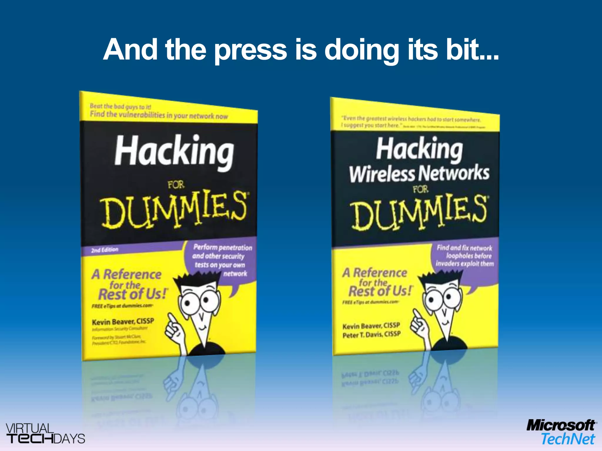 And the press is doing its bit...