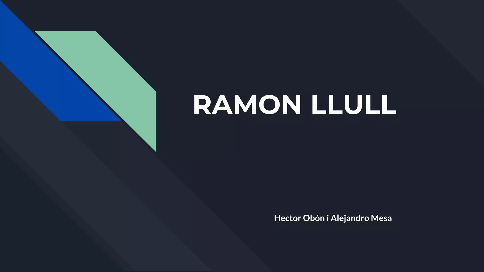 Ramon llull | PPT
