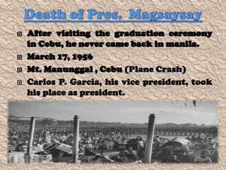 Ramon magsaysay administration