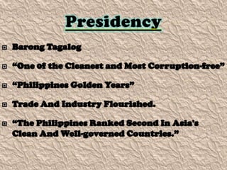 Ramon magsaysay administration