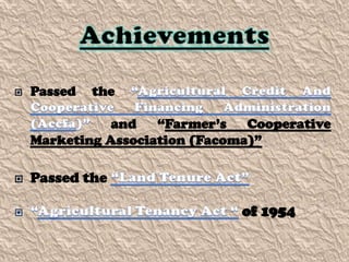 Ramon magsaysay administration