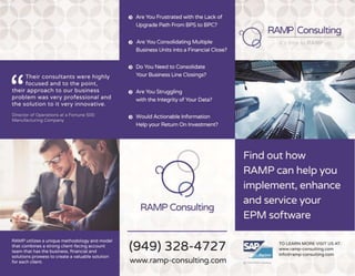 Ramp product brochure