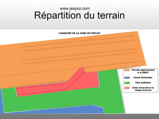 Répartition du terrain www.jexpoz.com 