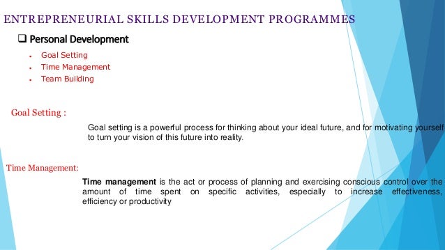 entrepreneur development program ppt Entrepreneurship development programme.