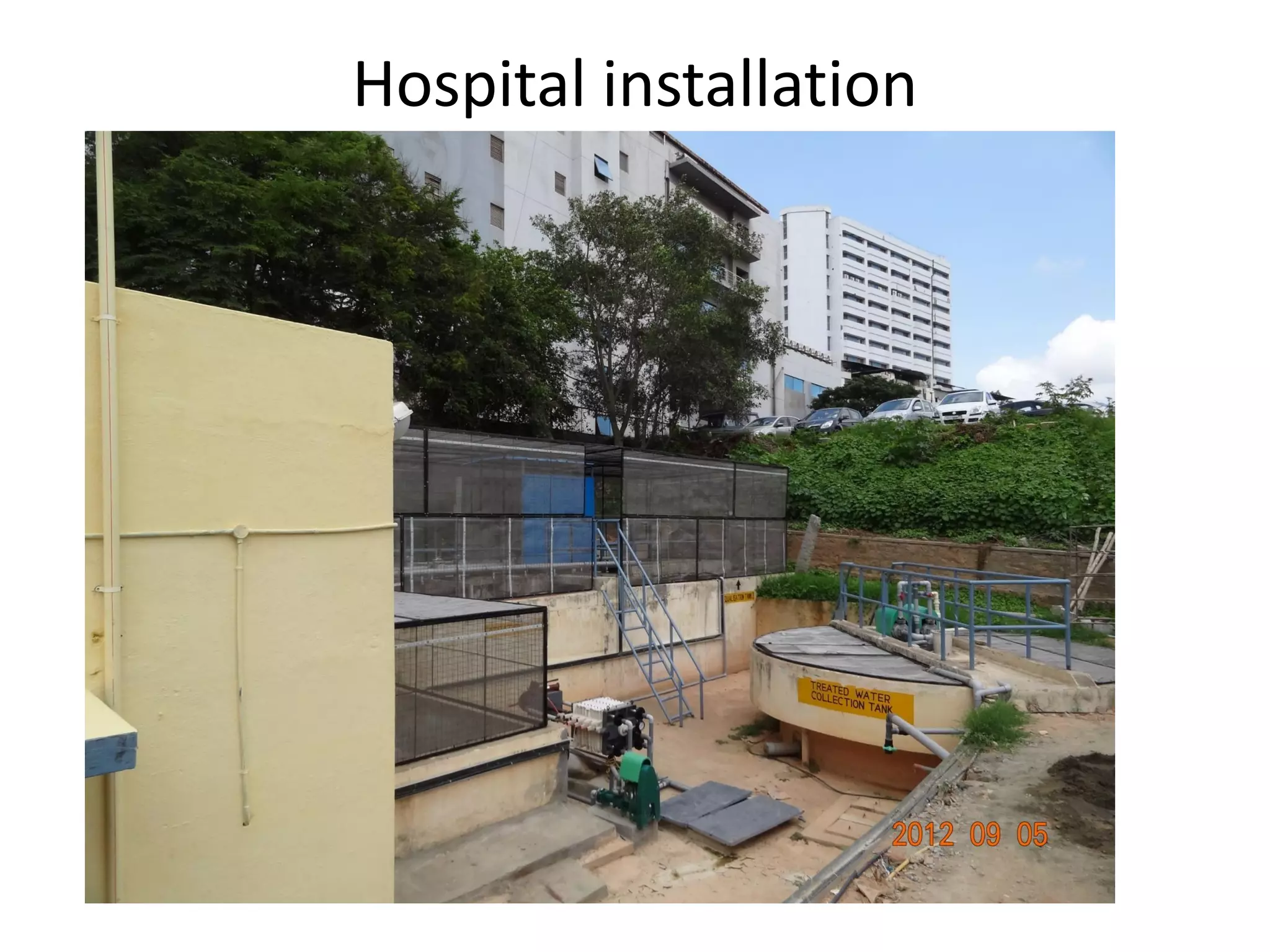Hospital installation

 