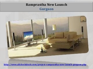 Ramprastha New Launch
Gurgaon

http://www.allcheckdeals.com/project-ramprastha-new-launch-gurgaon.php

 