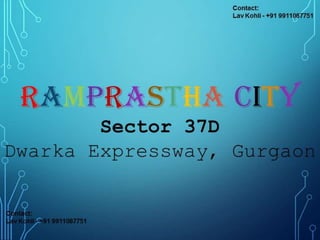 Ramprastha The Edge Towers - 2/3 BHK in Resale II Sector 37D, Gurgaon