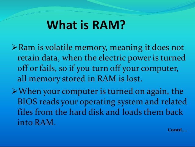Difference Between Serial And Random Access Memory Defined