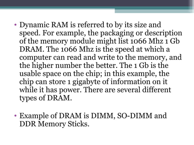 Ram presentation