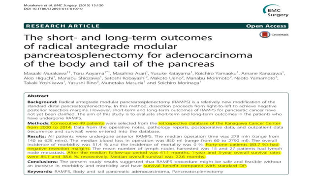 Radical Ramps RAMPS.pptx surgery of pancreas done for radical resection | PPTX