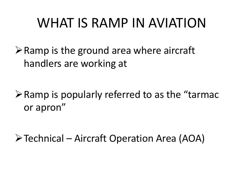 Ramp safety officer