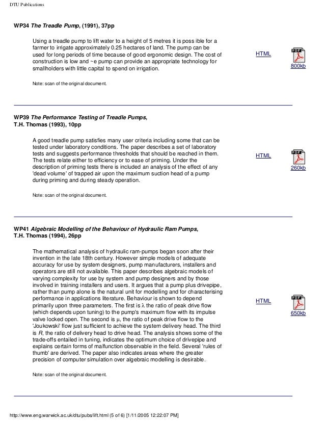 HomeMade Hydraulic Ram Pump Clemson University