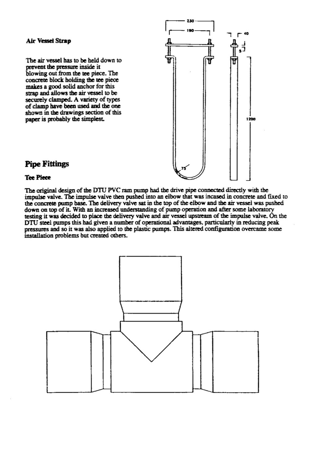 Hydraulic Ram Pump Plans, Assembly and Notes Clemson University