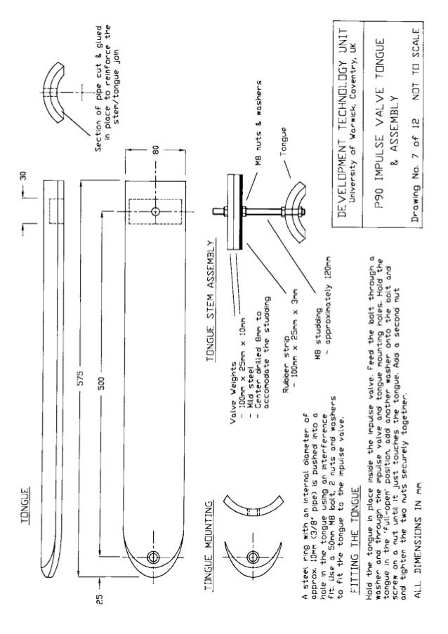 Hydraulic Ram Pump Plans, Assembly and Notes Clemson University