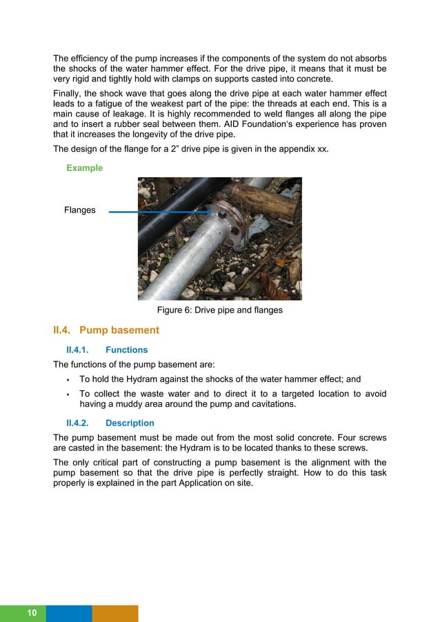 Ram Pump Design, Sizing, Construction and Maintenance of GravityFed System in Rural Areas